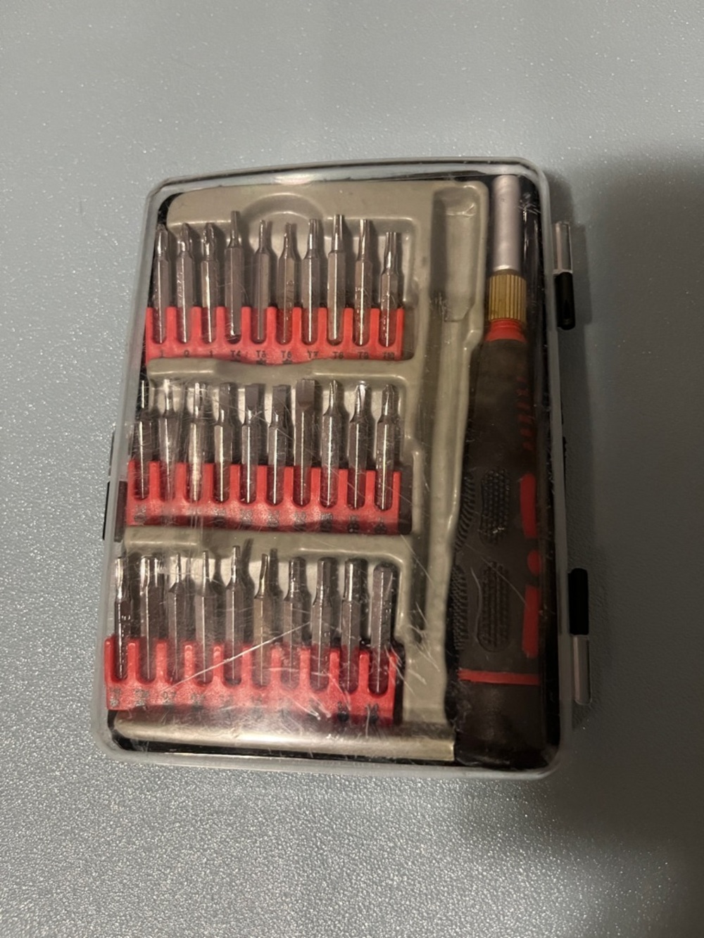 Precision Screwdriver Bit Set and Case 30 Mini Bits for Electronics